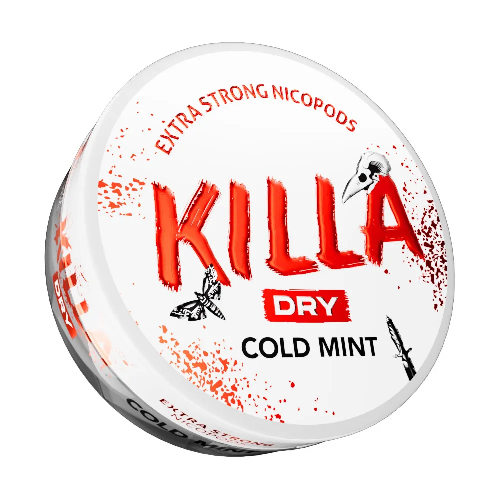 Cold Mint Killa Dry Nicotine Pouches 16mg/g